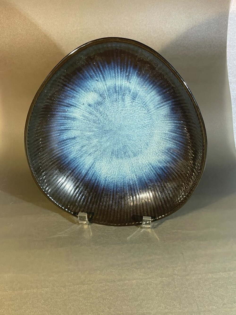WMF- BauscherHepp Style Lights Deep Ocean Oval Coupe Bowl 10.2x9.1 (1629)